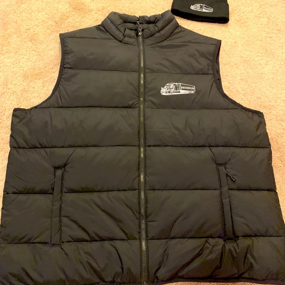 Winter vest & matching beanie.